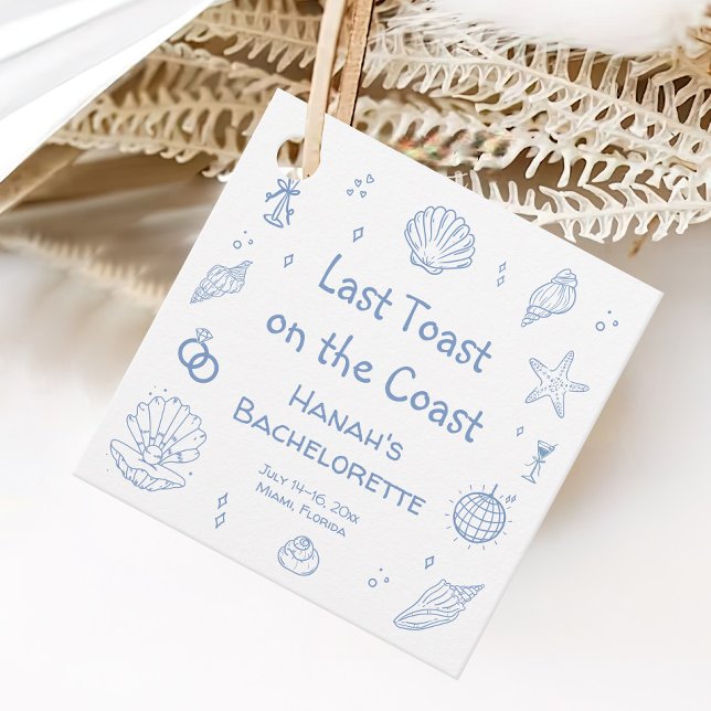 Letzter Toast auf der Küstenstraße Geschenkanhänger (Von Creator hochgeladen)