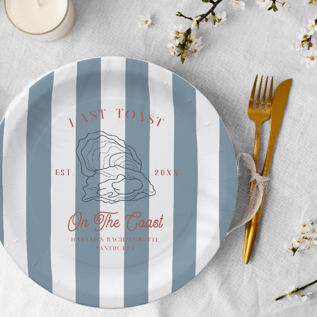 Letzter Toast auf der Küstenstraße Pappteller (Von Creator hochgeladen)