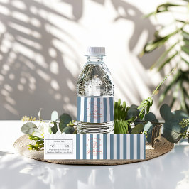 Letzter Toast auf der Küstenstraße Wasserflaschenetikett