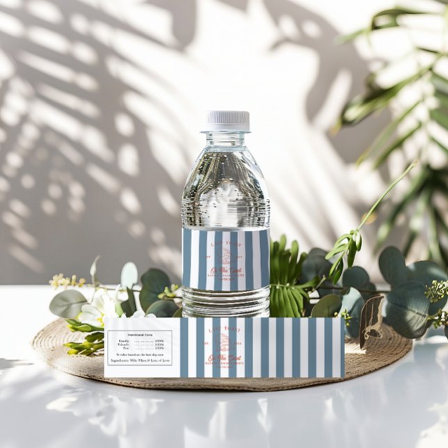 Letzter Toast auf der Küstenstraße Wasserflaschenetikett (Von Creator hochgeladen)