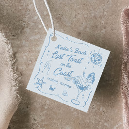 Letzter Toast Coast Beach Junggeselinnen-Abschied Geschenkanhänger