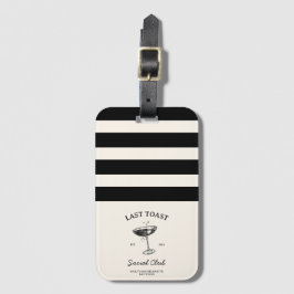 Letzter Toast Social Club Junggeselinnen-Abschied Gepäckanhänger