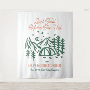 Letzter Trail vor dem Junggesellinnenabschied in V Wandteppich