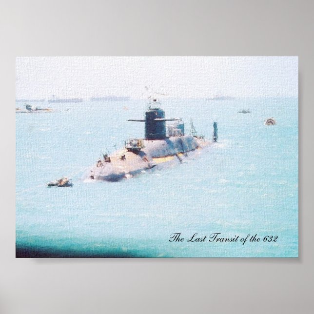 Letzter Transit des 632 Poster (Vorne)