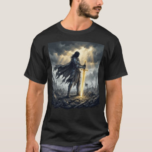 Letzter Überlebender Dark Fantasy Krieger Epischer T-Shirt
