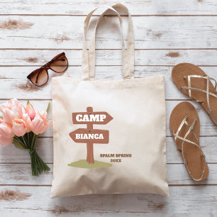Letzter Weg vor dem Schleier Camping Bachelorette Tragetasche