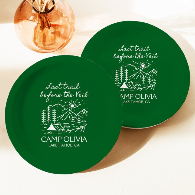 Letzter Weg vor dem Schleier-Junggeselinnen-Abschi Pappteller (Von Creator hochgeladen)