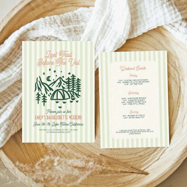 Letzter Weg vor dem Vail Bachelorette Wochenende Einladung (Von Creator hochgeladen)