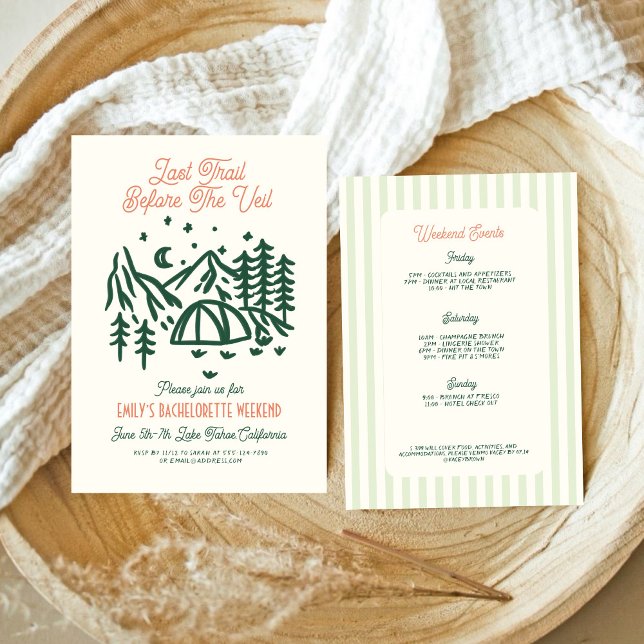 Letzter Weg vor dem Vail Bachelorette Wochenende Einladung (Von Creator hochgeladen)