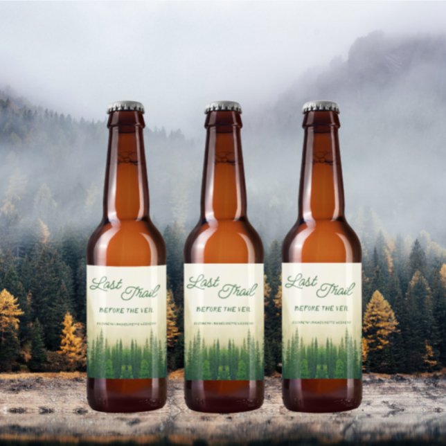 Letzter Weg vor dem Veil Bachelorette Bierflaschenetikett (Von Creator hochgeladen)