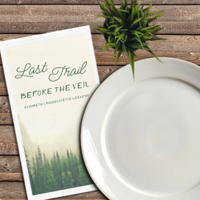 Letzter Weg vor dem Veil Bachelorette Napkins Serviette (Von Creator hochgeladen)