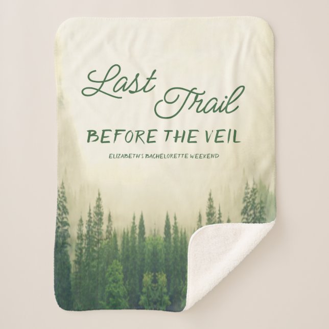 Letzter Weg vor dem Veil Bachelorette Sherpadecke (Vorderseite)