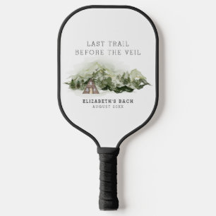 Letzter Weg vor dem Veil Bachelorette Wochenende Pickleball Schläger