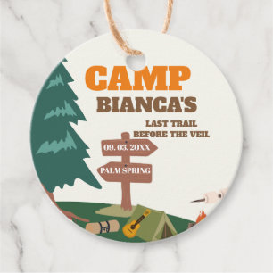 Letzter Weg vor dem Veil Camp Bachelorette Geschenkanhänger
