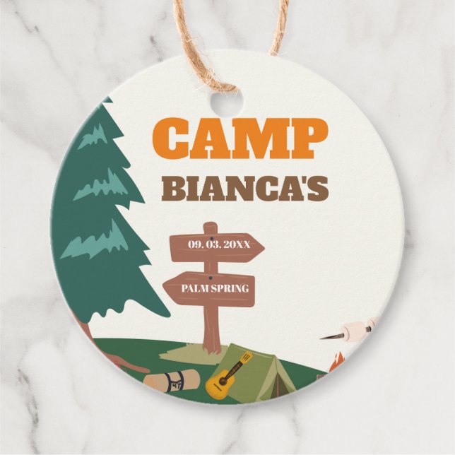 Letzter Weg vor dem Veil Camp Bachelorette Geschenkanhänger (Vorderseite)