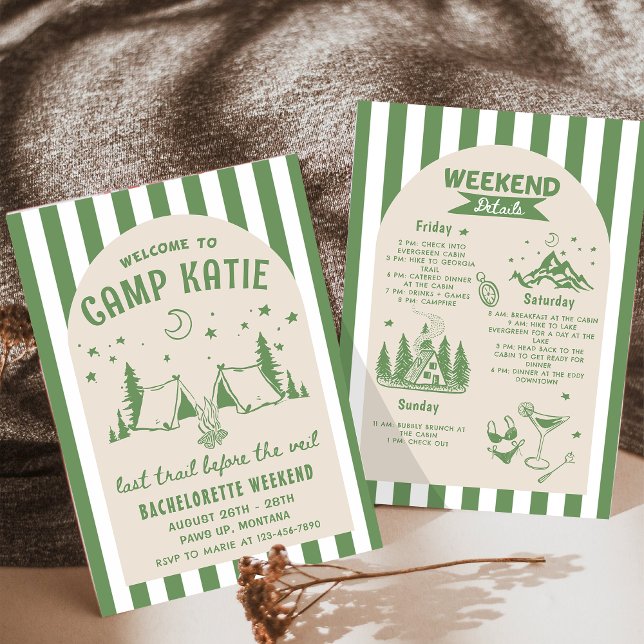 Letzter Weg vor dem Veil Camp Junggeselinnen-Absch Einladung (Von Creator hochgeladen)