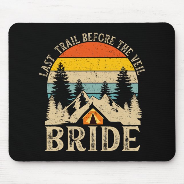 Letzter Weg vor der Veil Bride Retro Camp Bachel Mousepad (Vorne)