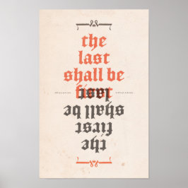 Letzteres muss zuerst poster