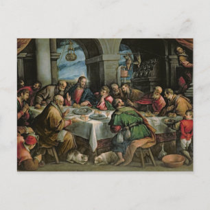 Letztes Abendessen 3 Postkarte
