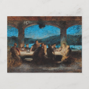 Letztes Abendessen 3 Postkarte