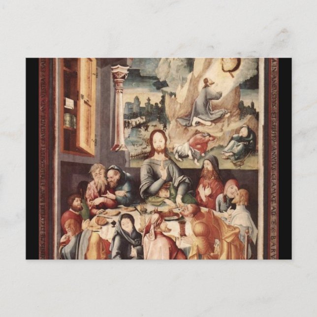 Letztes Abendessen Postkarte (Vorderseite)