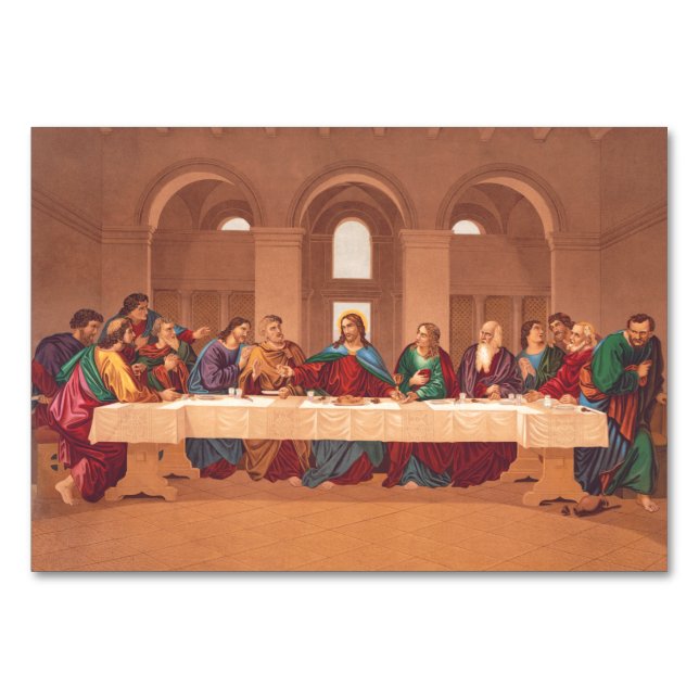 Letztes Abendmahl Jesu Christi Tischnummer (Vorderseite)