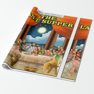 Letztes Abziehpapier Geschenkpapier
