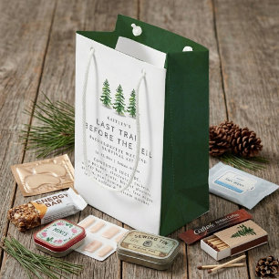 Letztes Camping Junggesellinnenabschied Überlebens Kleine Geschenktüte