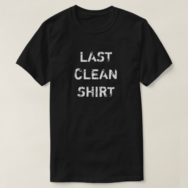 LETZTES CLEAN-SHIRT T-Shirt (Design vorne)