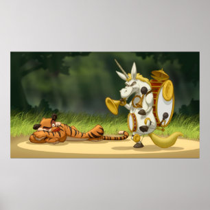 Letztes Einhorn-Plakat Poster