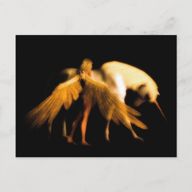 Letztes Einhorn Postkarte (Vorderseite)