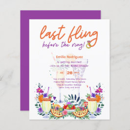 Letztes Flug vor dem Ring Cocktails Brautparty