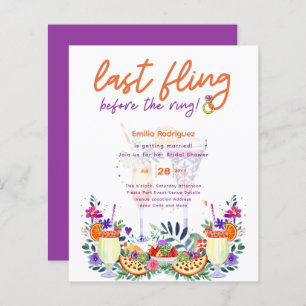 Letztes Flug vor dem Ring Cocktails Brautparty