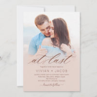 Letztes Foto Einladung zur Hochzeit