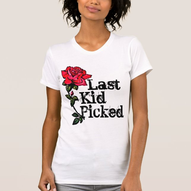 Letztes Kind ausgewähltes Damen-Rosen-Shirt T-Shirt (Vorderseite)