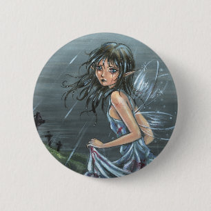 Letztes Lächeln-gotischer Abschiedsknopf Button