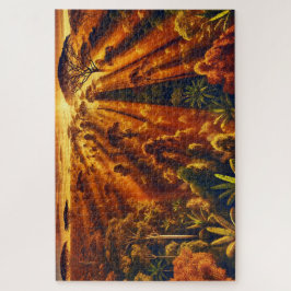 "Letztes Licht im Dschungel" - Jigsaw Puzzle