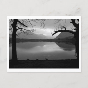 Letztes Licht in Loweswater: Lake District Postkarte
