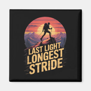 Letztes Licht Längster Schritt Sonnenuntergang Wan Magnet