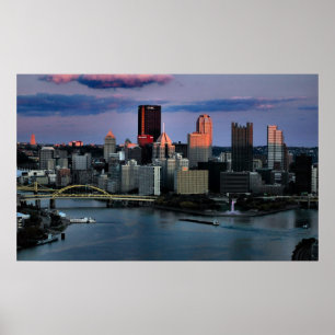 Letztes Licht Pittsburghs Poster