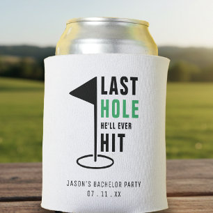 Letztes Loch Golf Bachelor Party White Dosenkühler