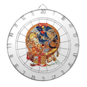 Letztes Paket Dartscheibe