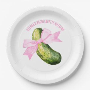 Letztes Pickle Sie wird immer kitzeln Junggeselinn Pappteller