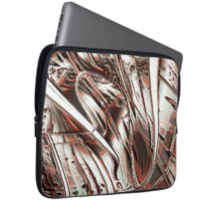 Letztes recycelnd Digitalbild, rot bis beige Laptopschutzhülle
