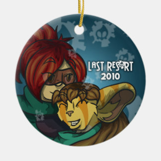 Letztes Res0rt 2010 Feiertags-Verzierung Keramik Ornament