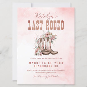 Letztes Rodeo Bachelorette Wochenende Einladung