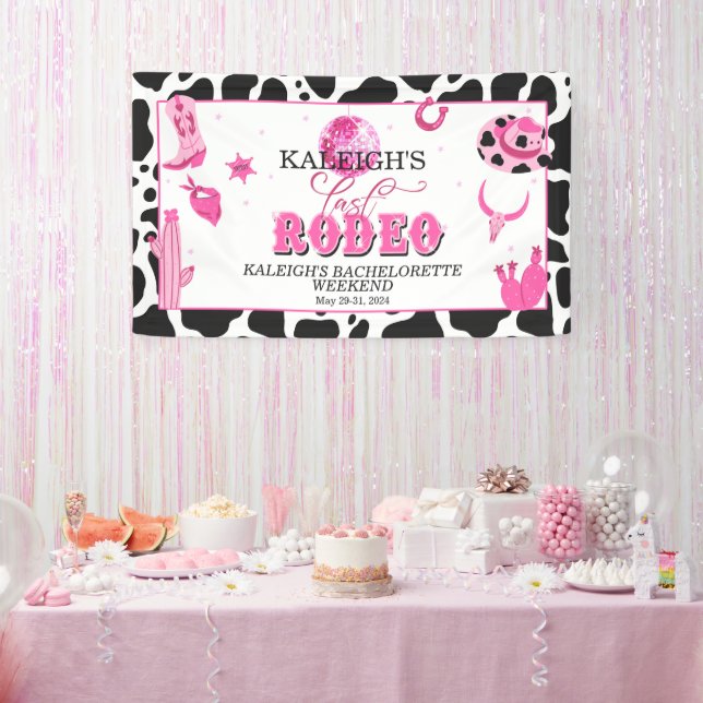 Letztes Rodeo-Banner Banner (Party)