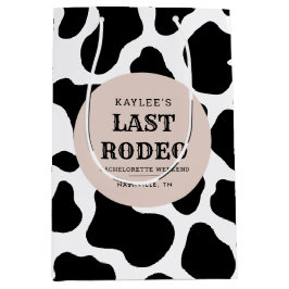 Letztes Rodeo Cowgirl Bachelorette Wochenende Mittlere Geschenktüte