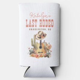 Letztes Rodeo Cowgirl Bachelorette Wochenende Selters Dosenkühler