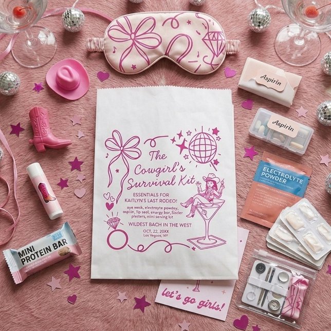 Letztes Rodeo-Junggesellinnen-Abschiedsparty-Überl Geschenktütchen (Von Creator hochgeladen)